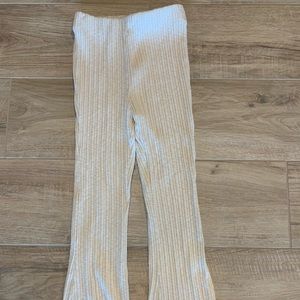 UO Ribbed Flare Cropped Pants